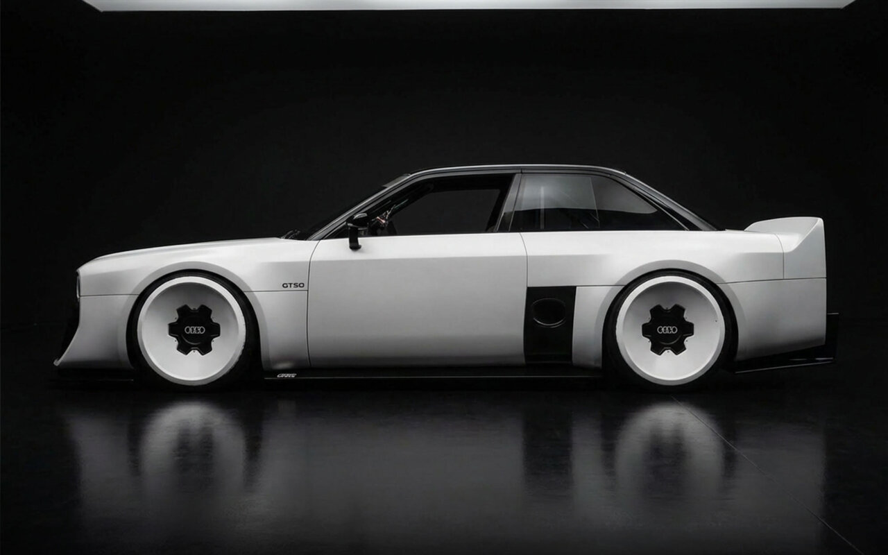 Audi GT50 Concept visto desde un lado