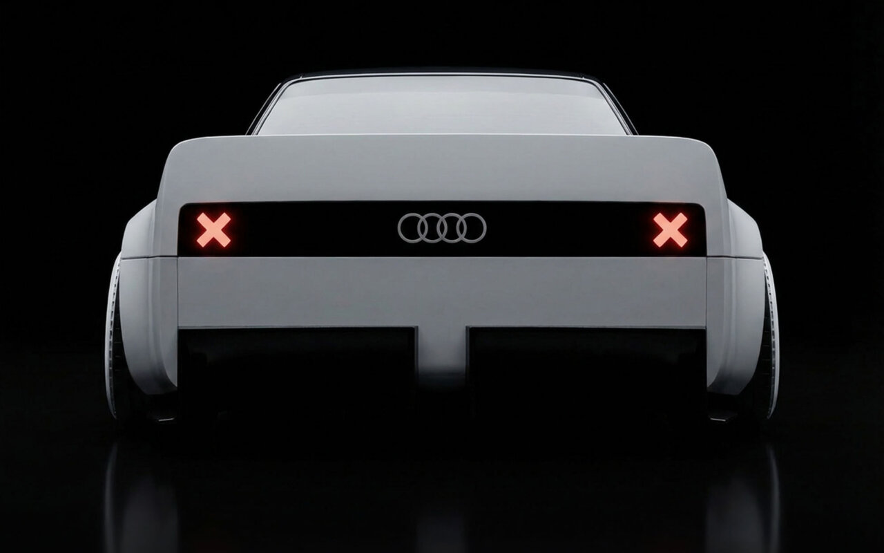 Vista trasera del Audi GT50 Concept