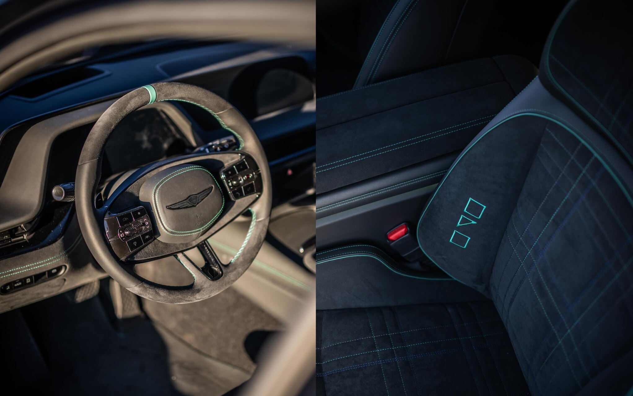 Interior del Genesis G90 Wingback 