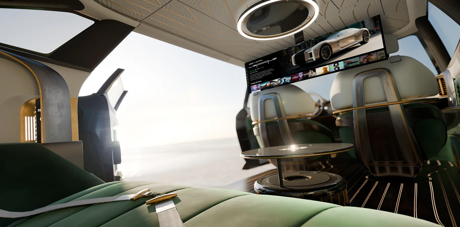 Interior del Aznom L’Epoque con diseño lujoso y moderno