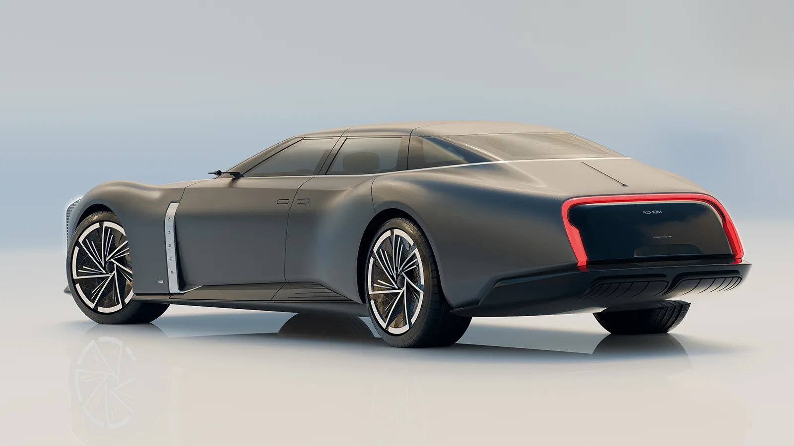 Vista lateral del Aznom L’Epoque, un coche de lujo moderno