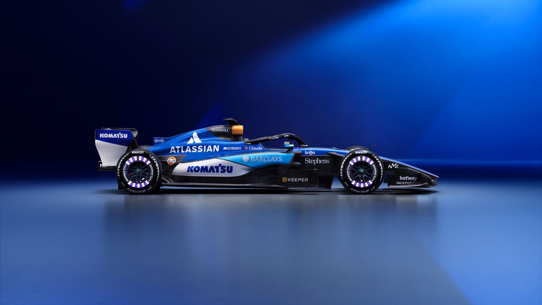 Monoplaza Williams FW48 con nueva decoración para la temporada 2026 de Fórmula 1