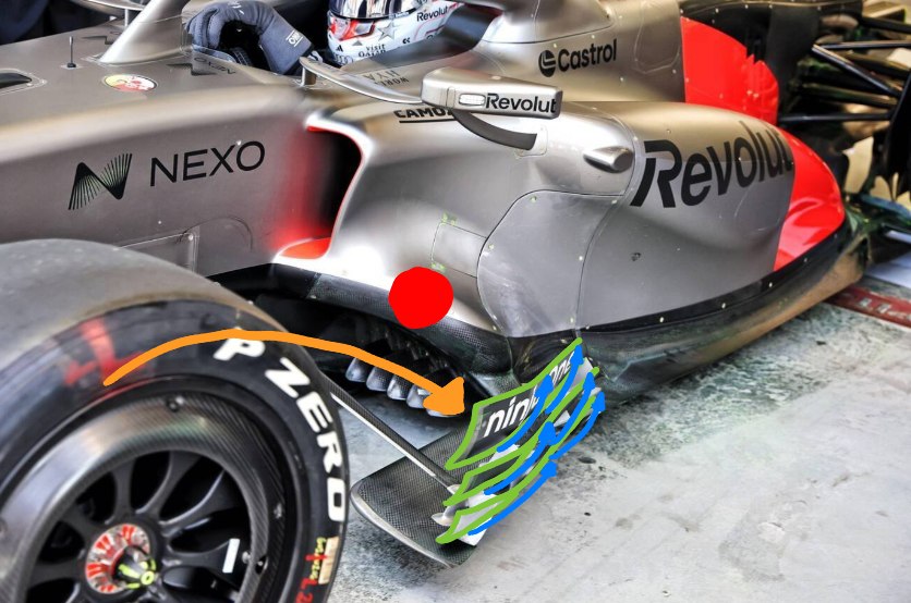 Detalles del bargeboard del R26