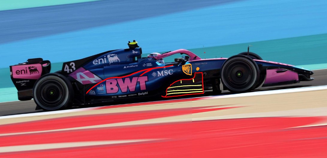 Detalles en los pontones del A526