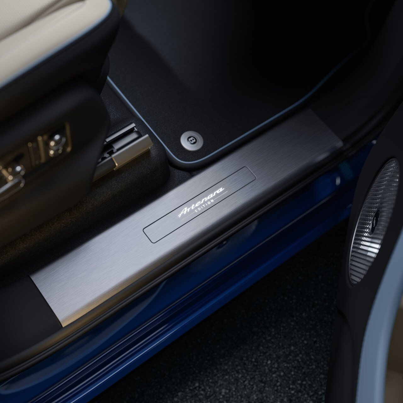 Interior del Bentley Bentayga Artenara Edition con detalles de lujo