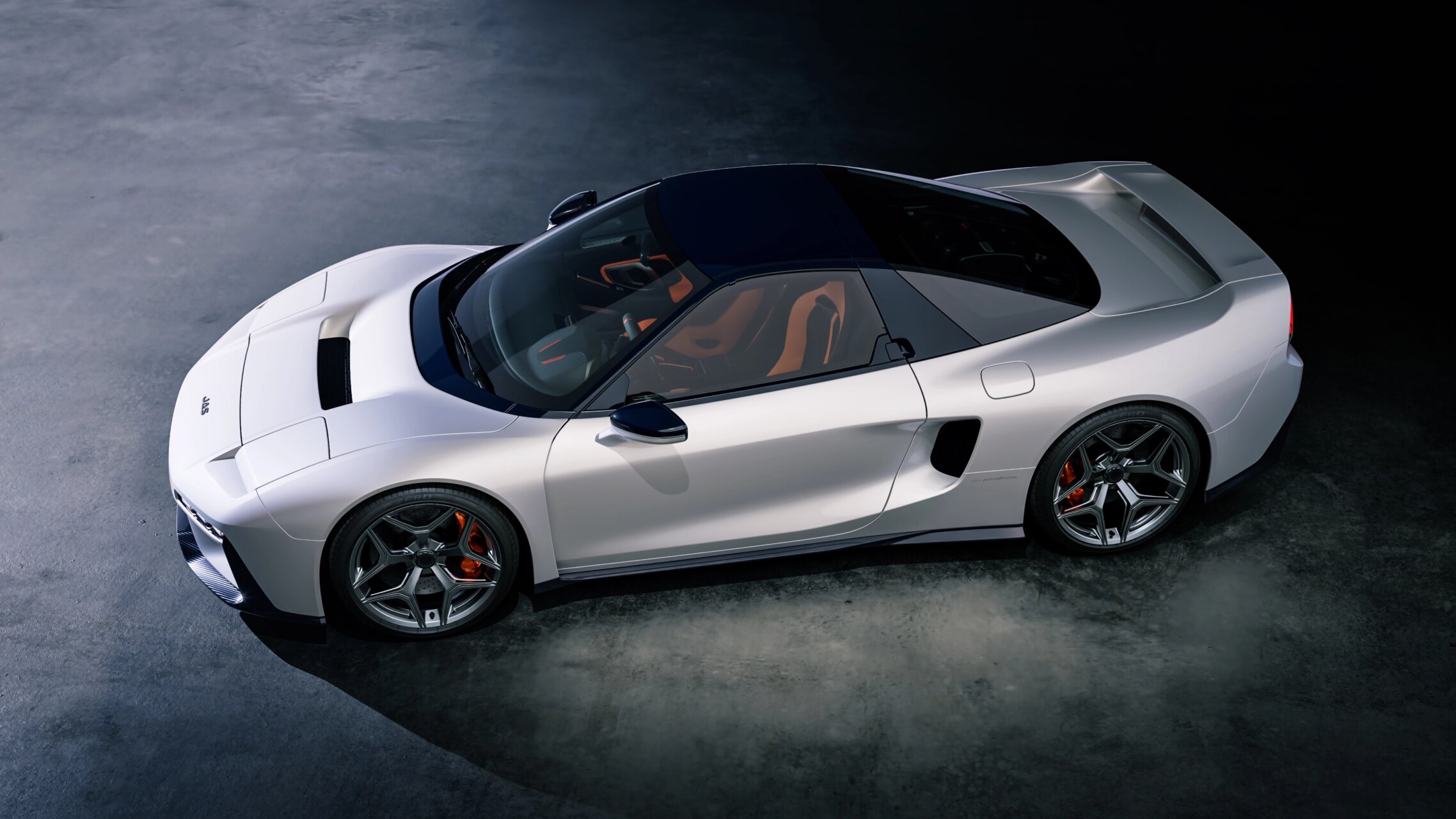 Vista superior del Honda NSX Tensei de Pininfarina y JAS Motorsport