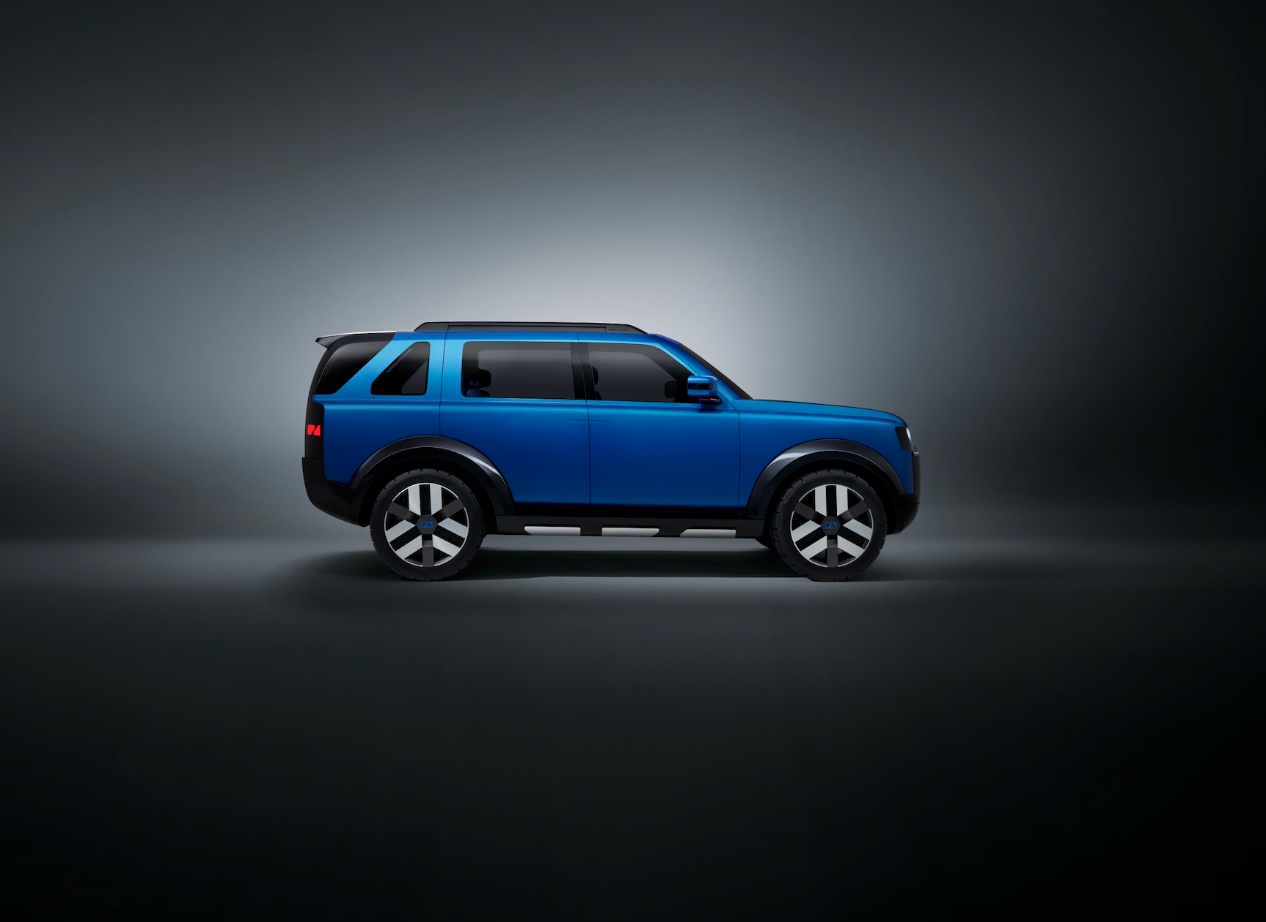 Vista lateral del Freelander Concept 97