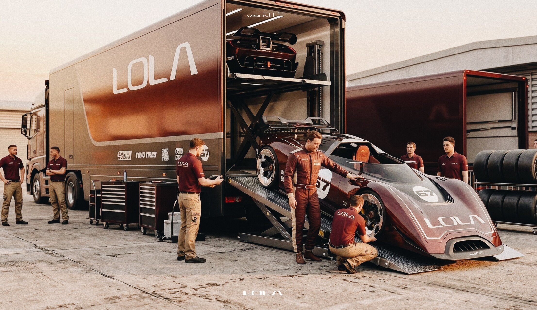 Lola Vision T en Laguna Seca