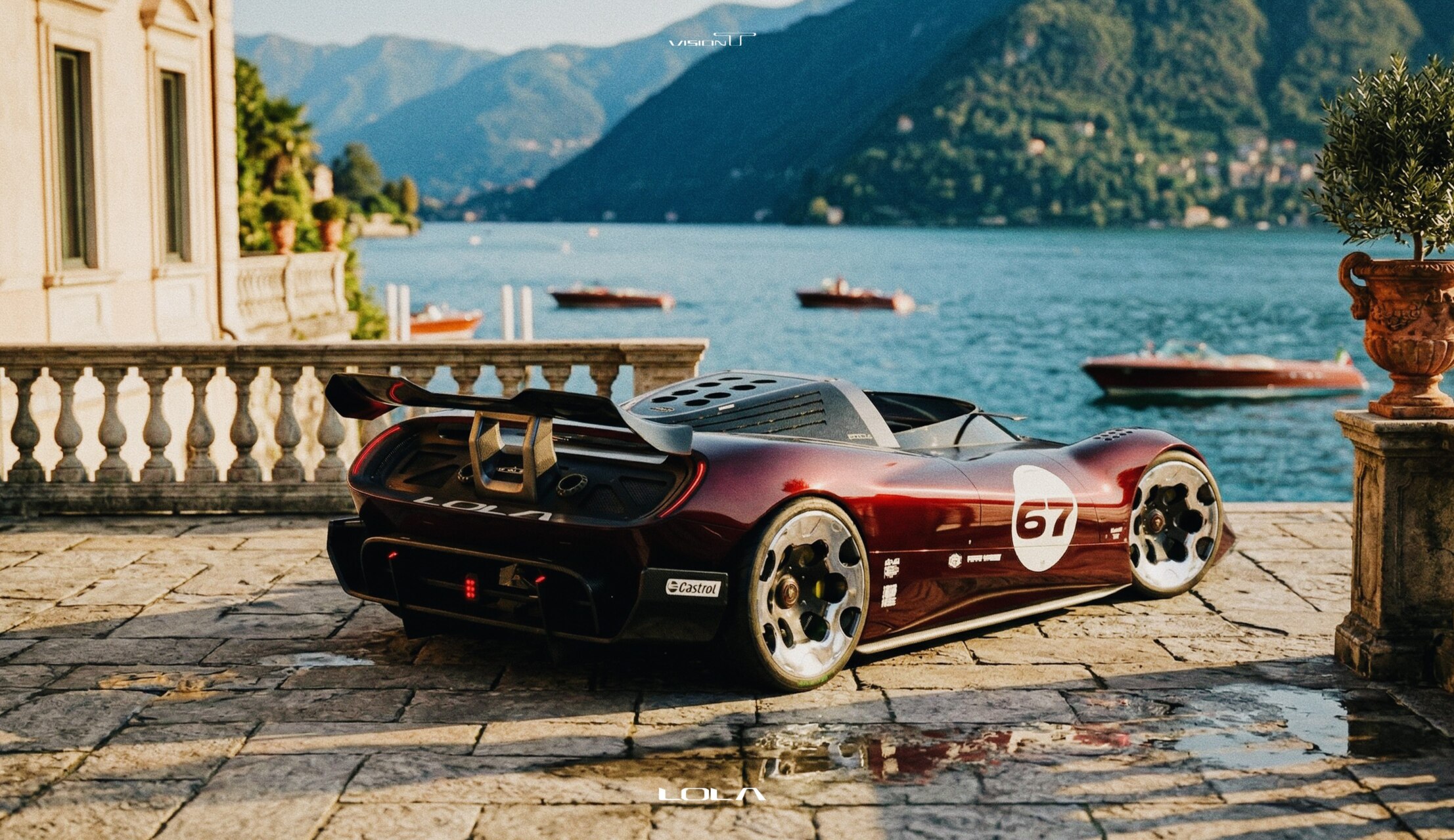 Lola Vision T en el Lago di Como