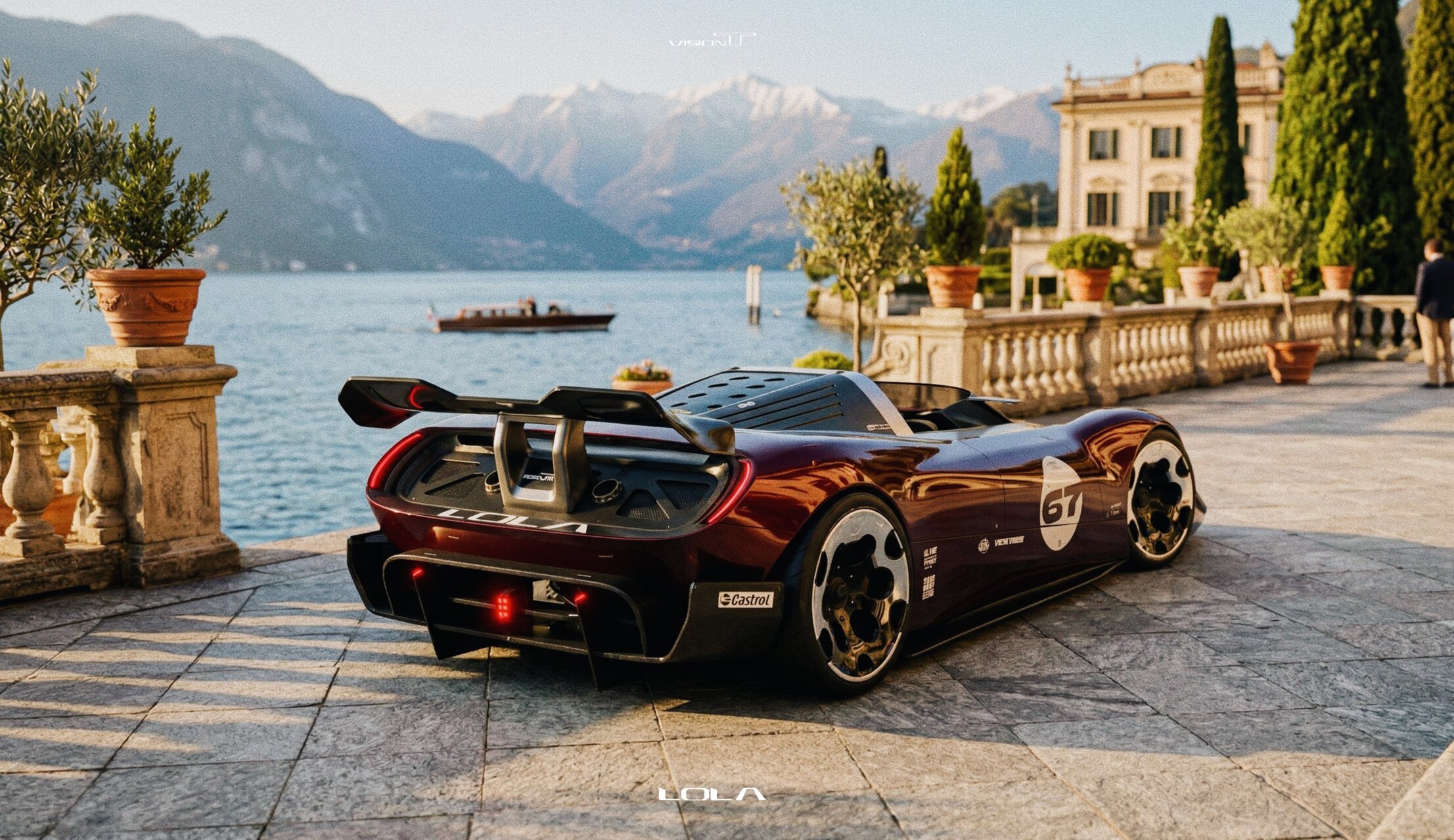 Lola Vision T en el Lago di Como