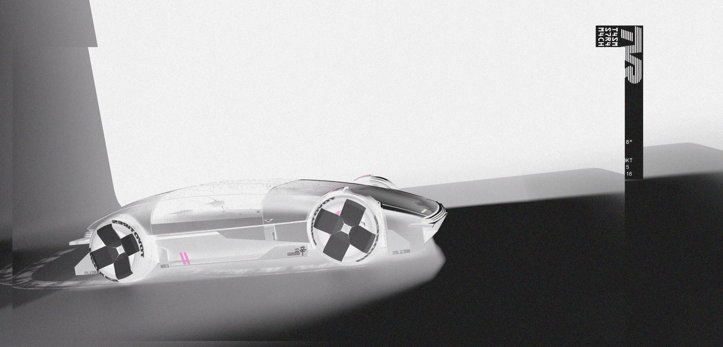 Sketch del TVR Tasmin (Autor: Charlie Berrisford)