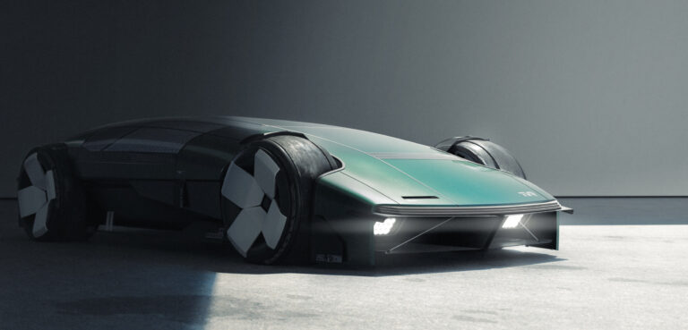 Reinterpretación del TVR Tasmin (Autor: Charlie Berrisford)