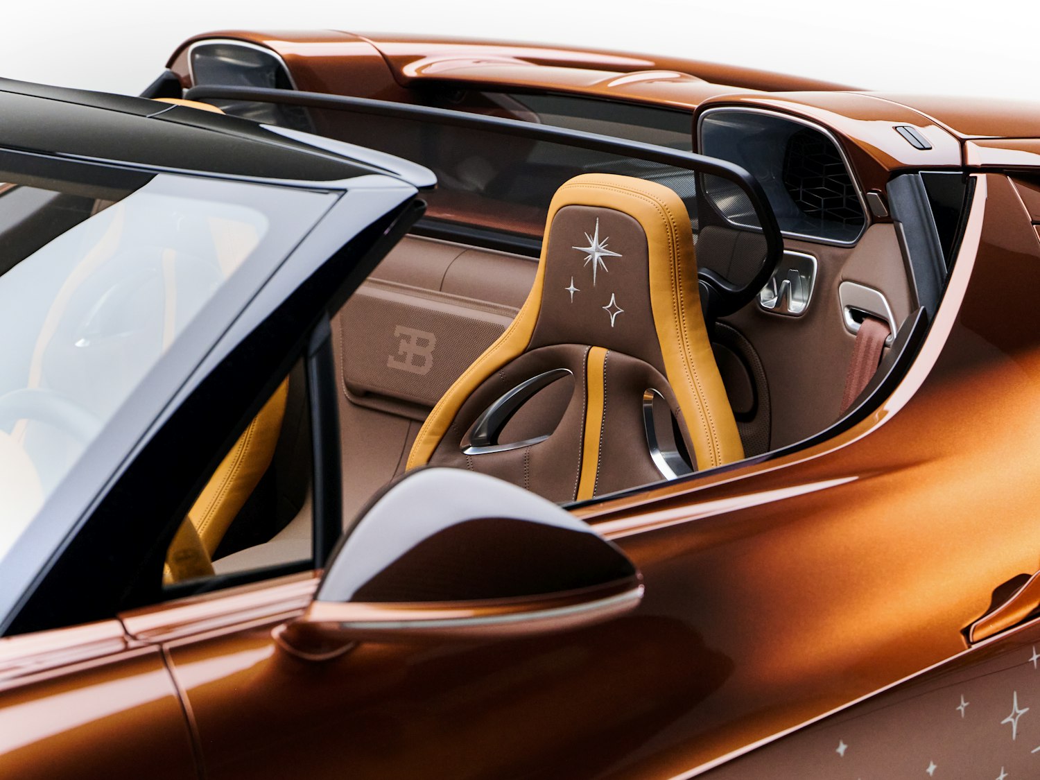 Interior del Bugatti W16 Mistral 'Le Retour du Jeune Prince'