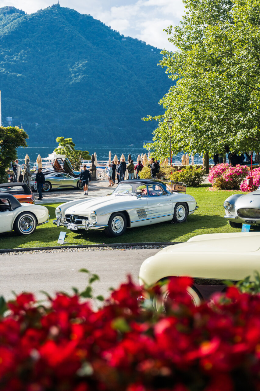Mercedes 300 SL Roadster en el Concorso d'Eleganza Villa d'Este 2026 (Autor: Álvaro Muro)
