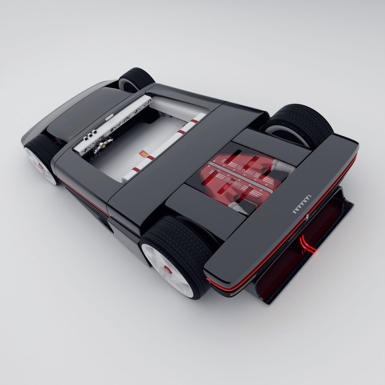 Ferrari TESTaZERO y sus llantas Prototipo de Llados Design