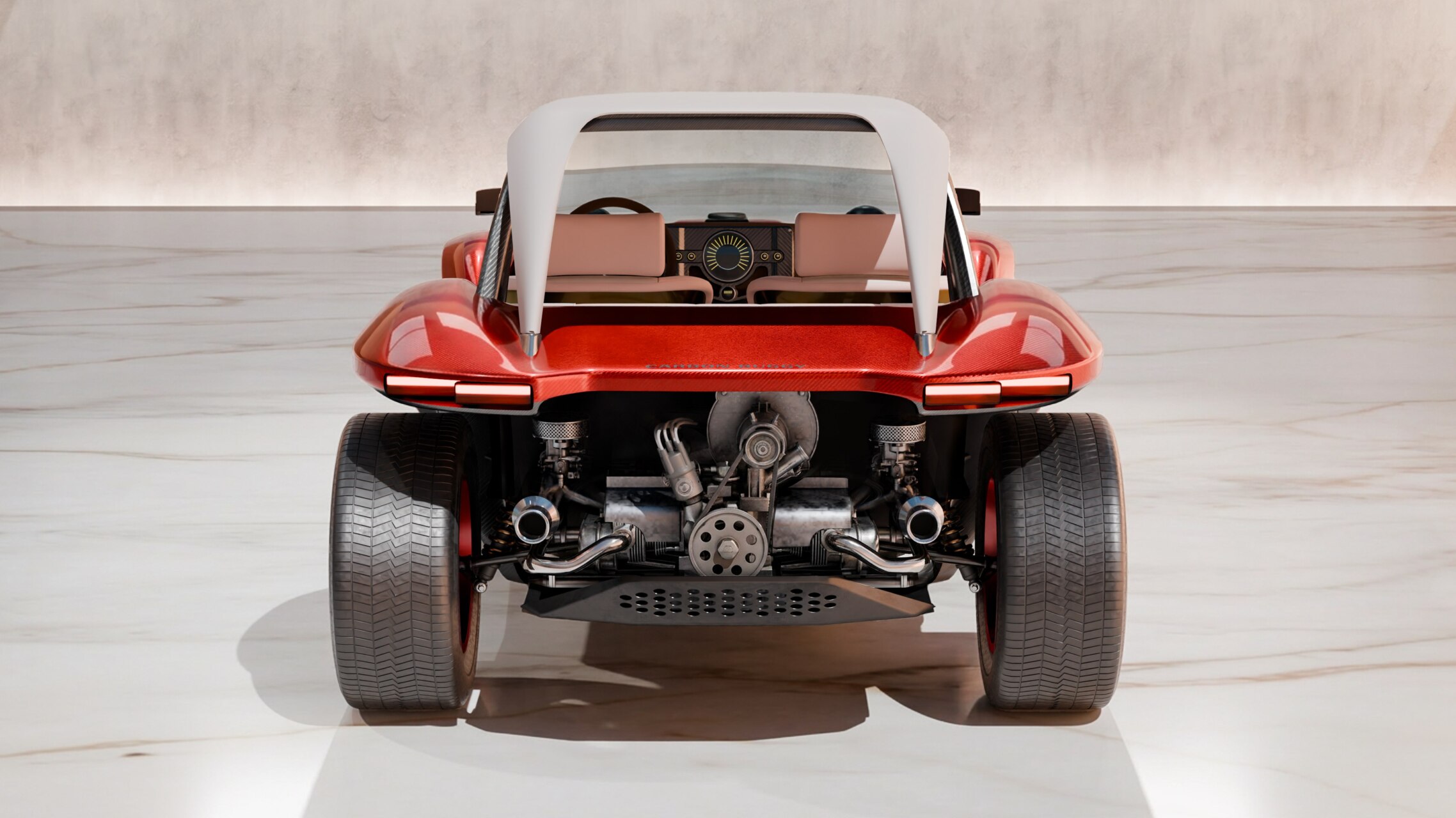 Trasera del Brado Carbon Buggy