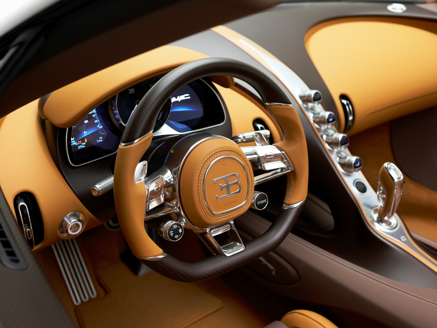Interior del Bugatti W16 Mistral 'Le Retour du Jeune Prince'