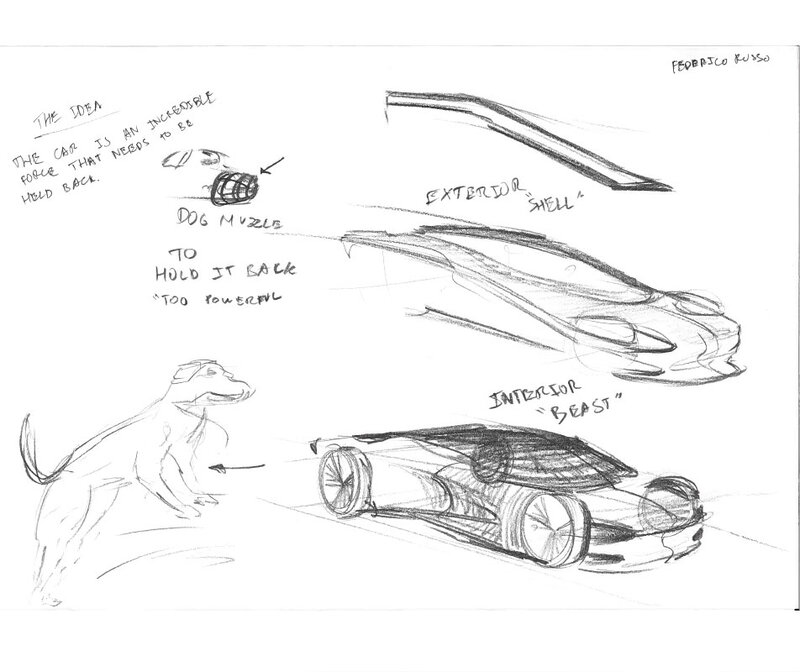 Boceto de Federico Russo en el Sketching Marathon