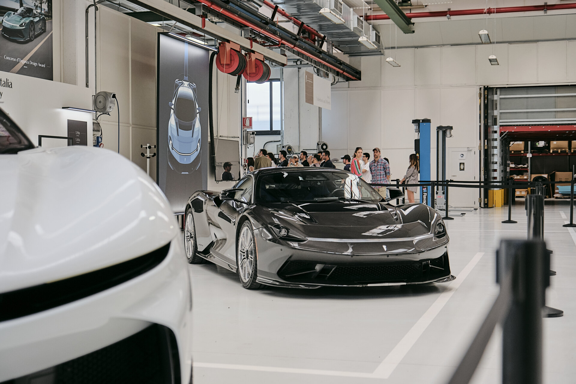 Automobili Pininfarina Battista en el evento de Pistons & Pretzels
