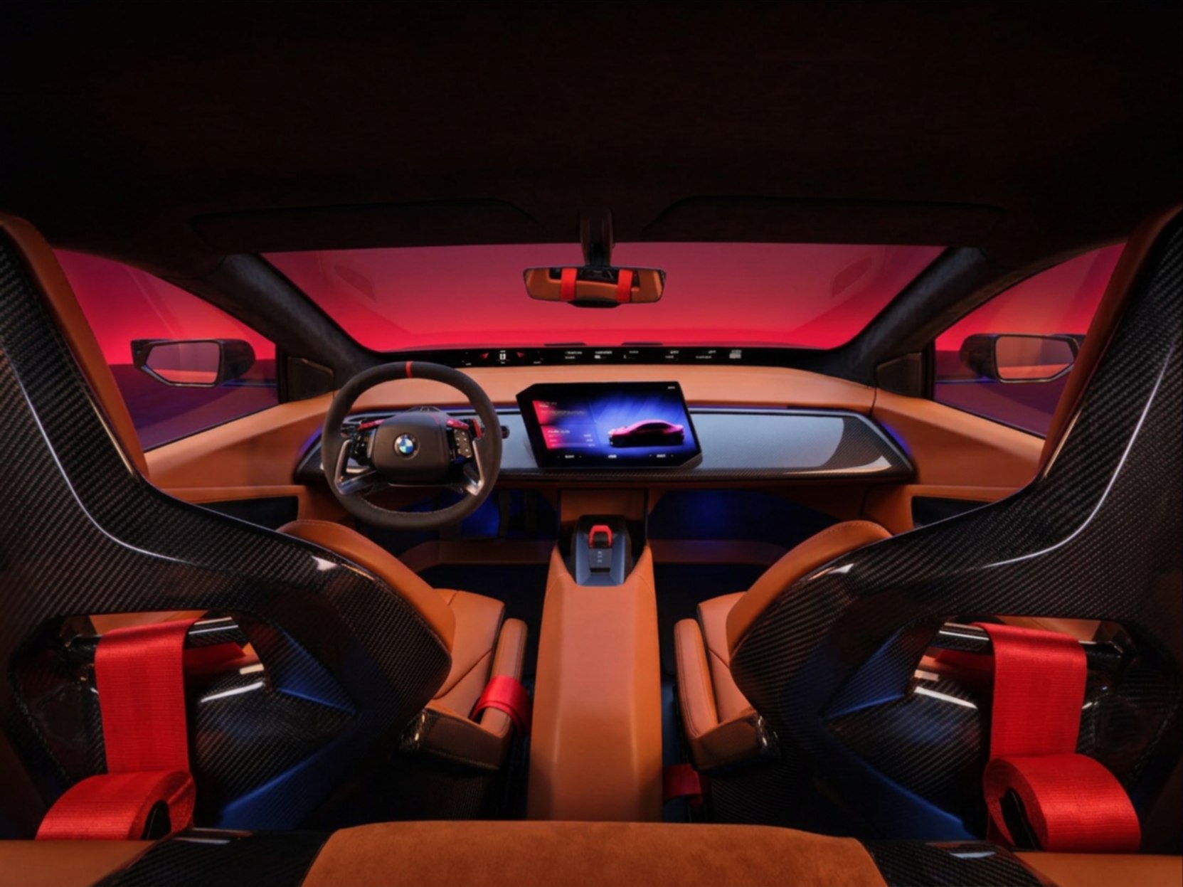 BMW M Concept Neue Klasse Laguna Seca Blue