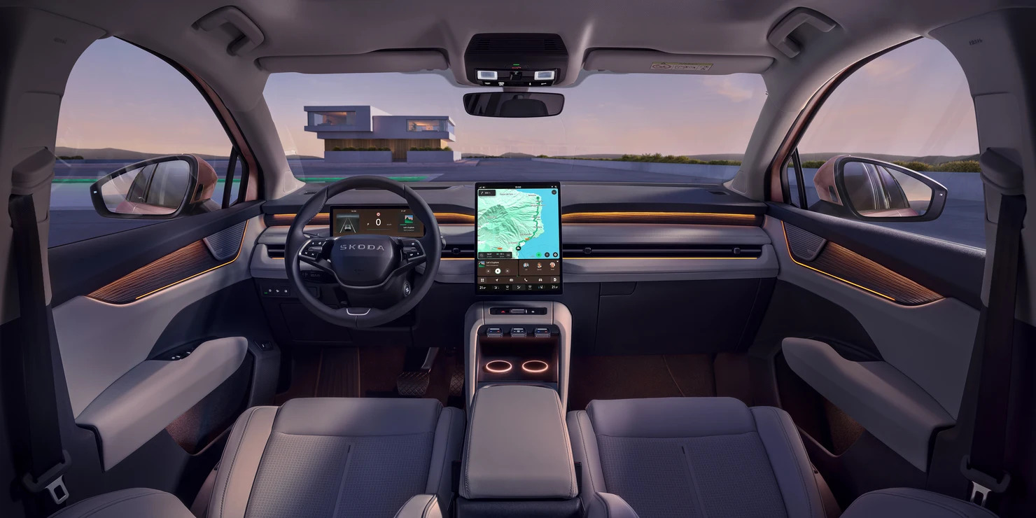 Interior del nuevo Škoda Peaq