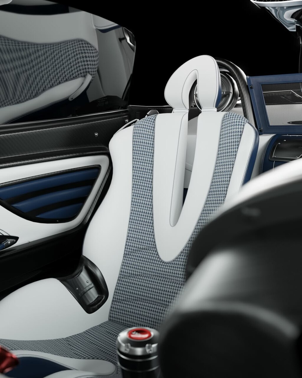 Asiento del interior del Pagani Zonda Cervino