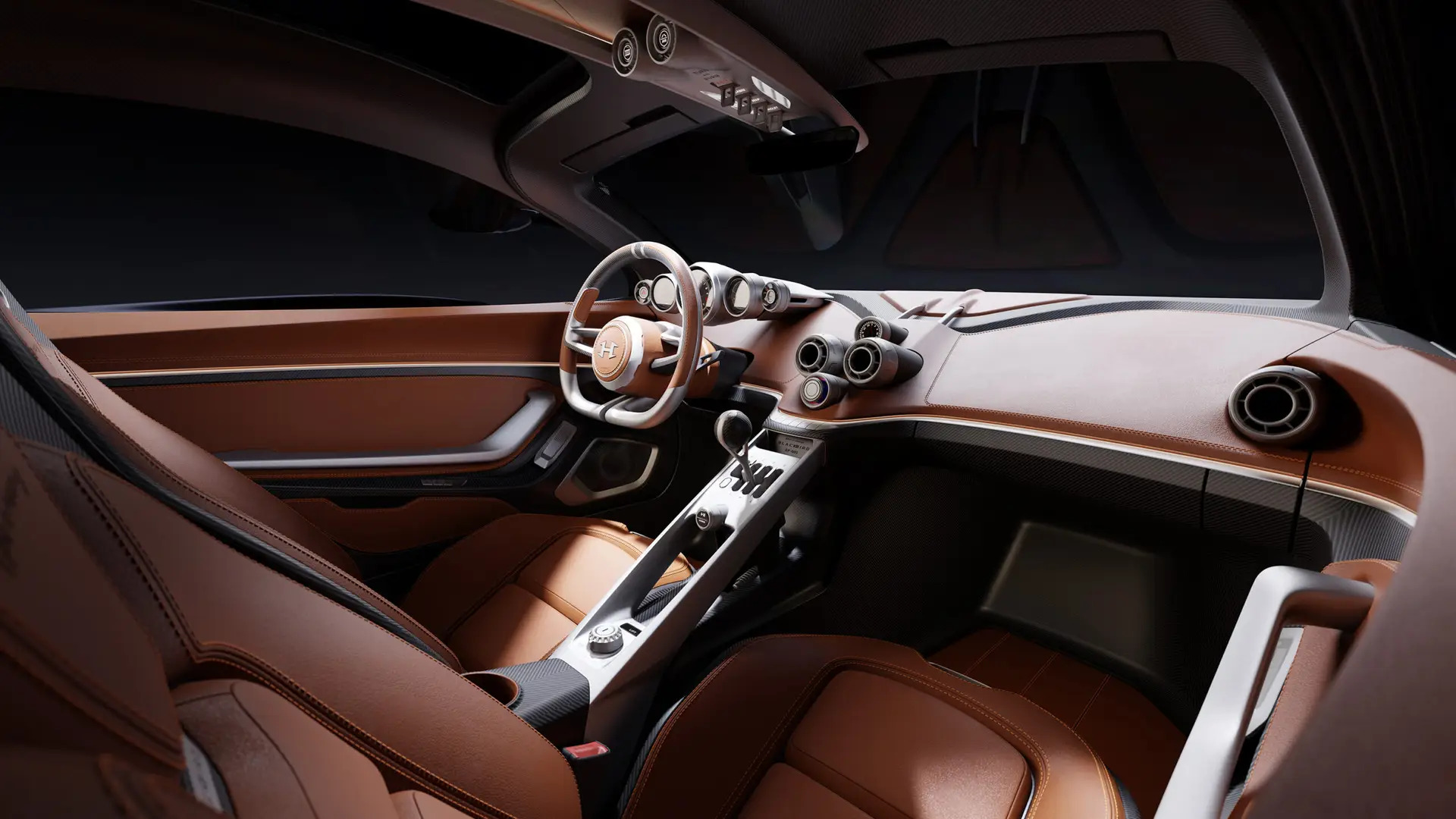 El habitáculo interior del Hennessey Blackbird esta inspirado en la cabina del SR-71.