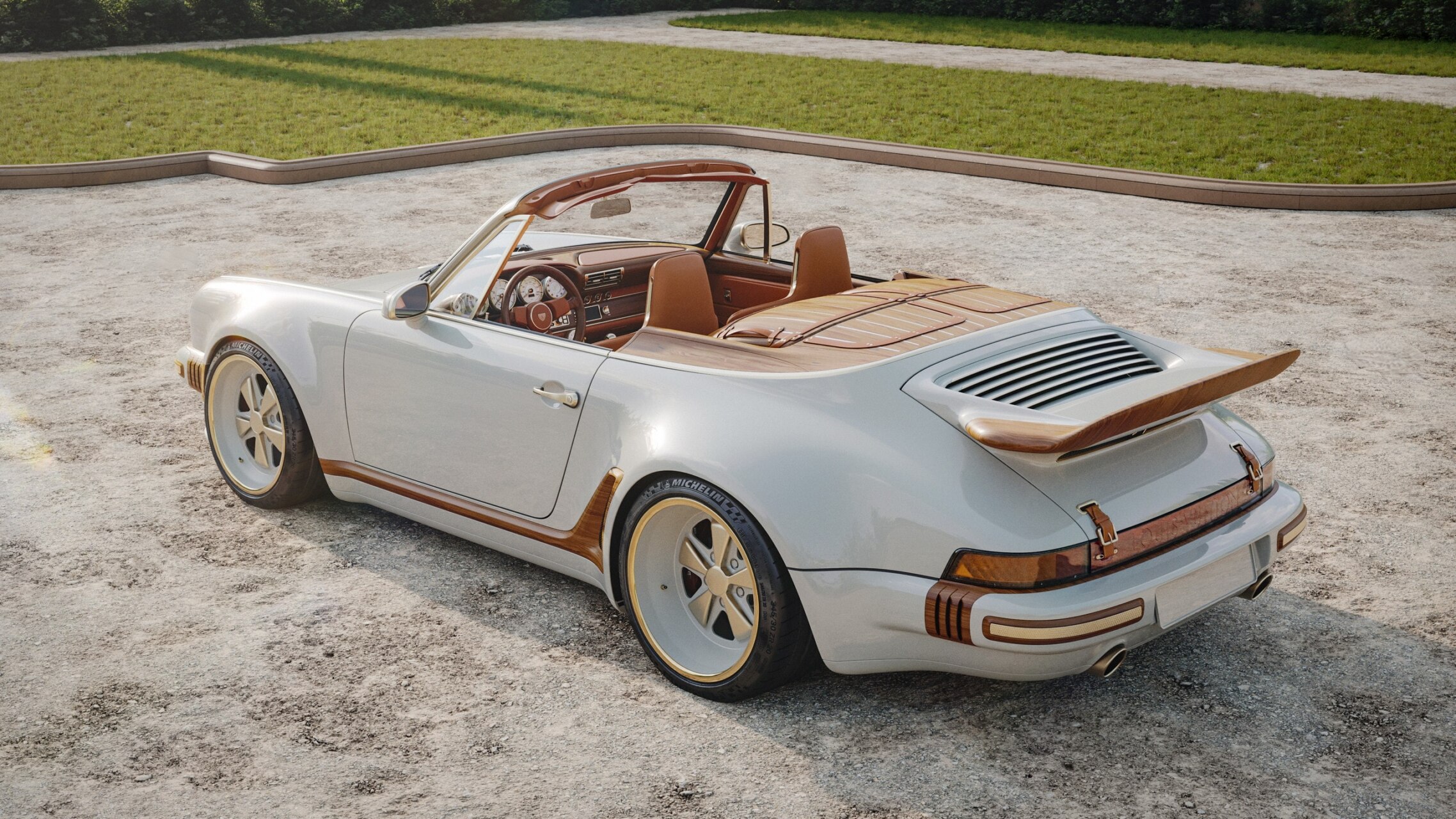 Porsche 911 modificado por Singer con diseño de Louis Vuitton