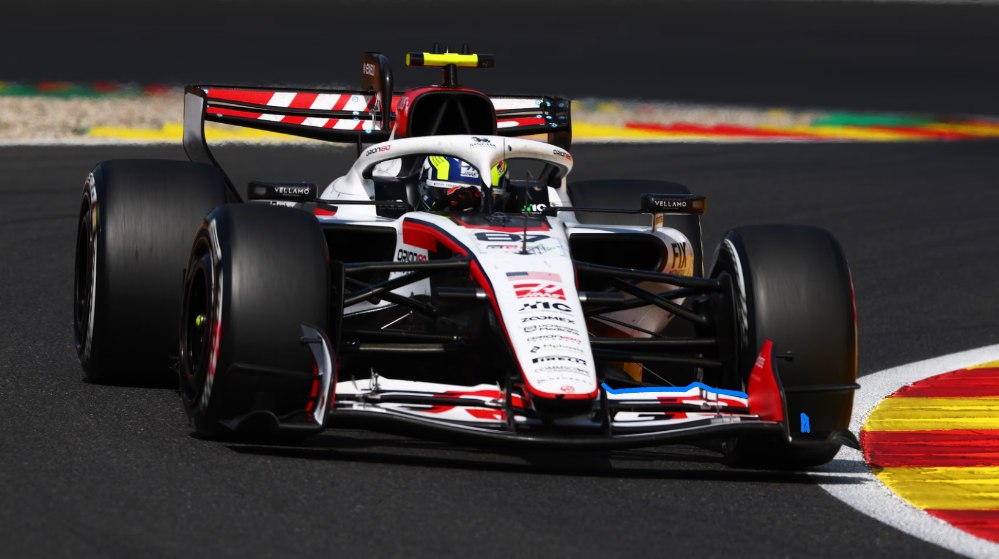 Nuevo alerón delantero de Haas