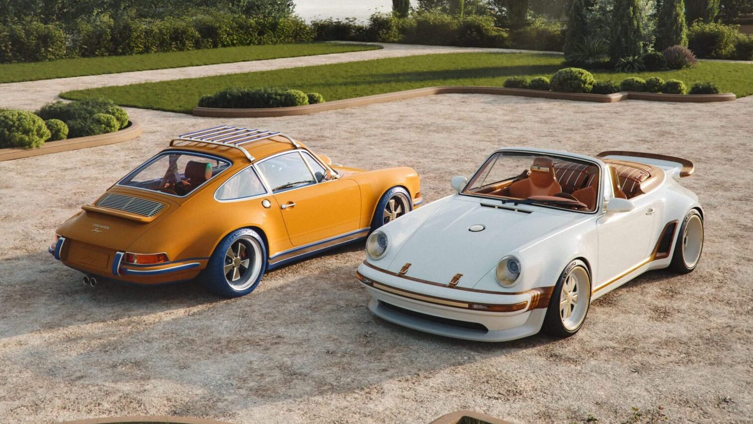 Porsche 911 personalizados por Singer y Louis Vuitton