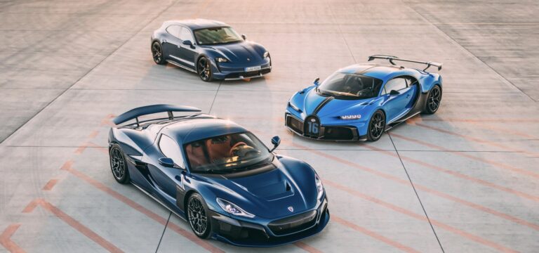 Porsche y Bugatti Rimac