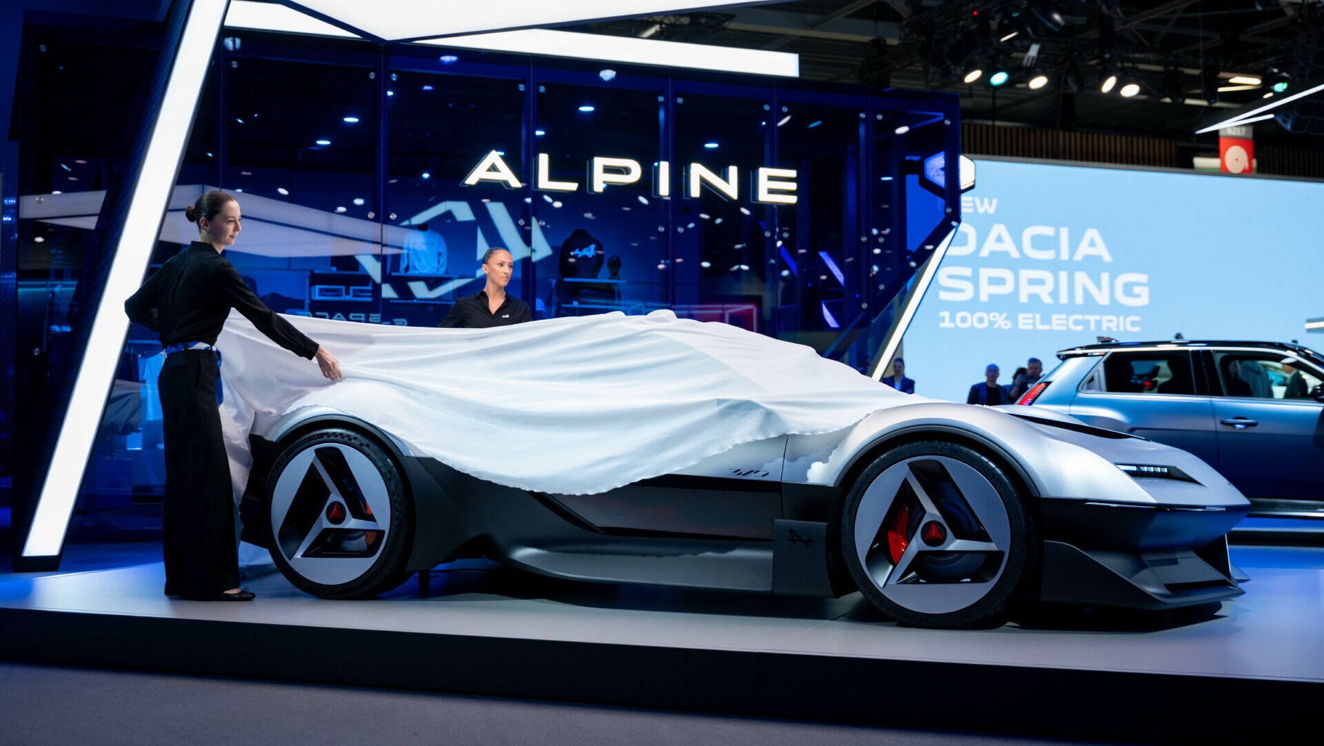 Presentación de prototipos de Alpine en el Salón del Automóvil de París 2026.