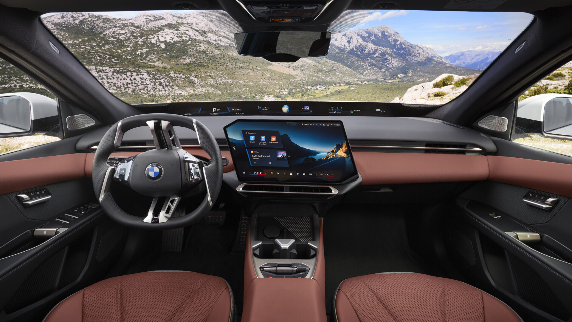 Interior del nuevo BMW Serie 3 con diseño moderno y tecnología avanzada