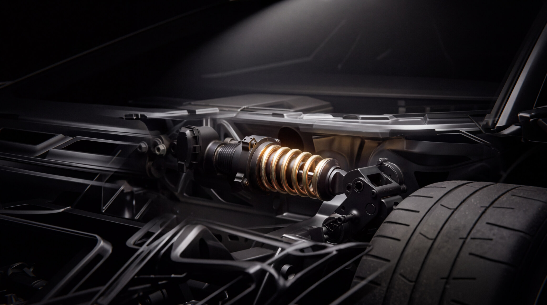 Sistema de suspensión del Tesla Roadster