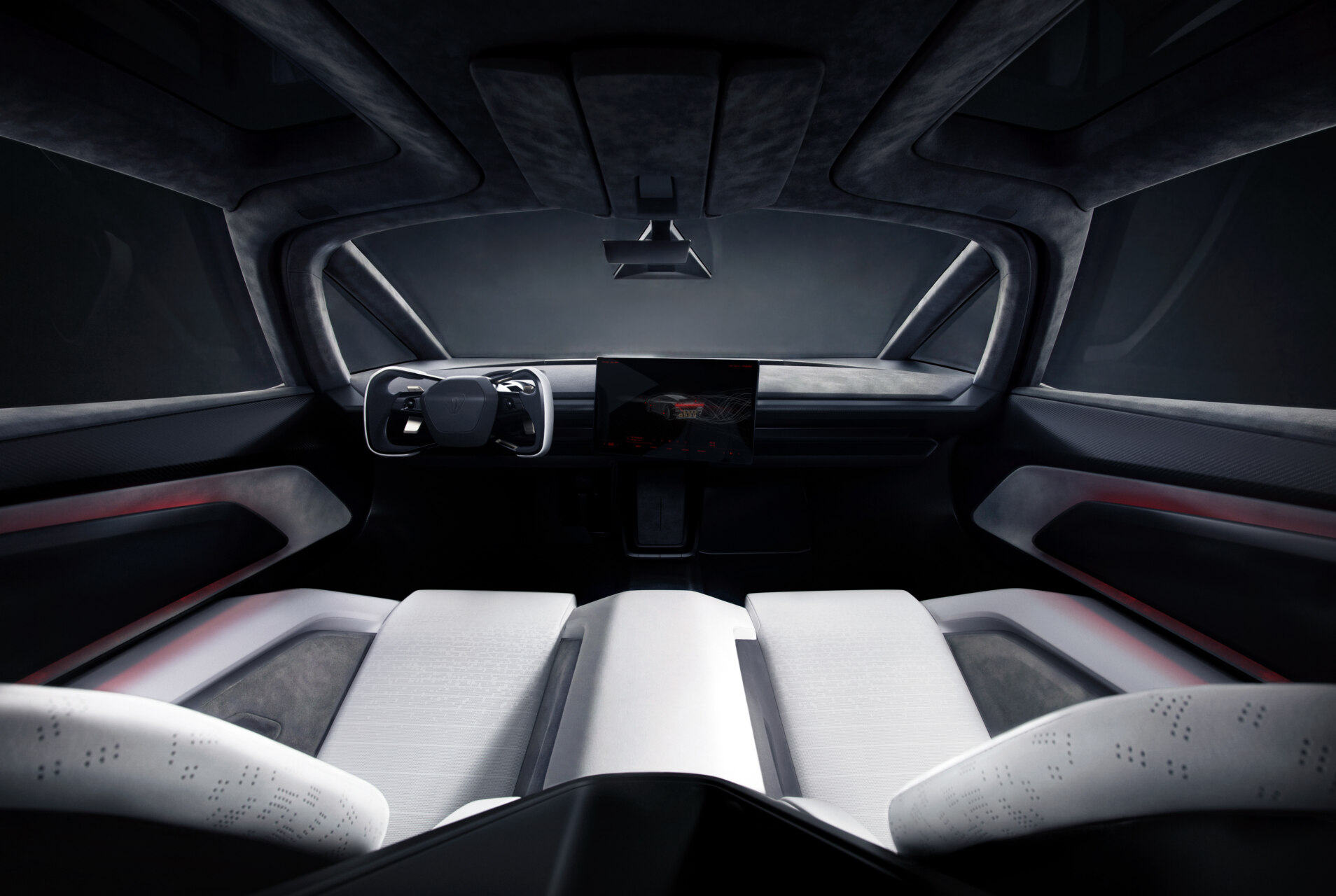 Interior del Tesla Roadster